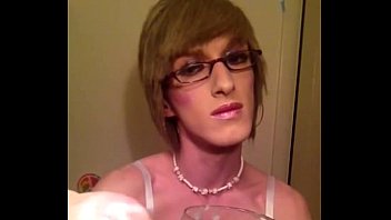 Eating My Cum Crossdresser Sissy Fay