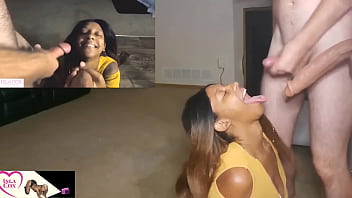 Busty Ebony Islacox Spitroasted And Surprised By Two Huge Cocks