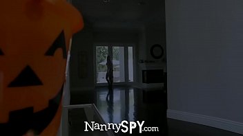 NannySpy Naughty Maid Aidra Fox Hired And Fucked On Halloween