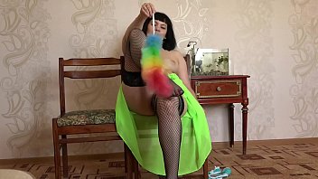 I In Black Stockings Masturbate My Pussy With Different Sex Toys