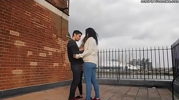 Blowjob Threesome On Rooftop In London