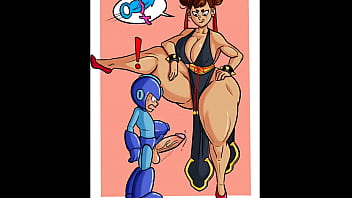 Mega Man And Chun Li By Wappah