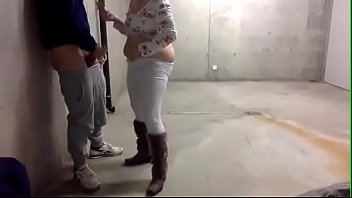 Cheating Mexican Whore Fucking In A Parking Garage