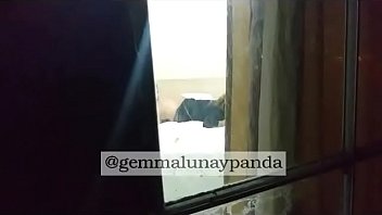 Husband Arriving From Work Caught Amateur House Wife Cheating With Neighbour And Stays Spying And Filming