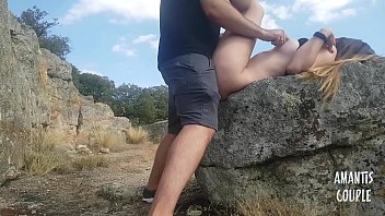 Fucking My StepSister Outdoors And Cumming On Her Pussy