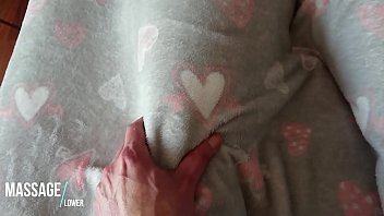 Amateur Romantic Massage European Babe Under Hairy Blanket