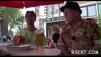 Hot Man Takes A Travel And Visites The Amsterdam Prostitutes
