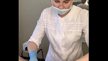 Dude Spontaneously Cum Right On The Procedure From The Beautiful Russian Master Sugarnadya