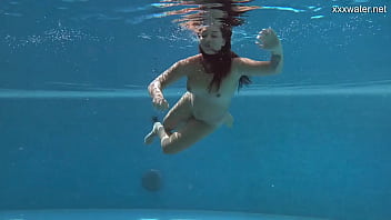 Puzan Bruhova Sexy Underwater Submerged Teen