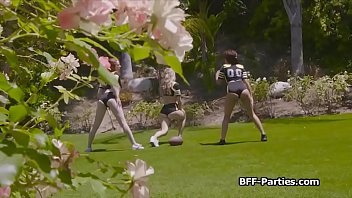 Football Babes Switching Ball For Hard Dick