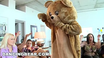 Dancing Bear CFNM Bachelorette Loft Party With Big Dick Male Strippers