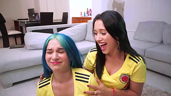 Colombian Teens Masturbate While Watching Soccer Game